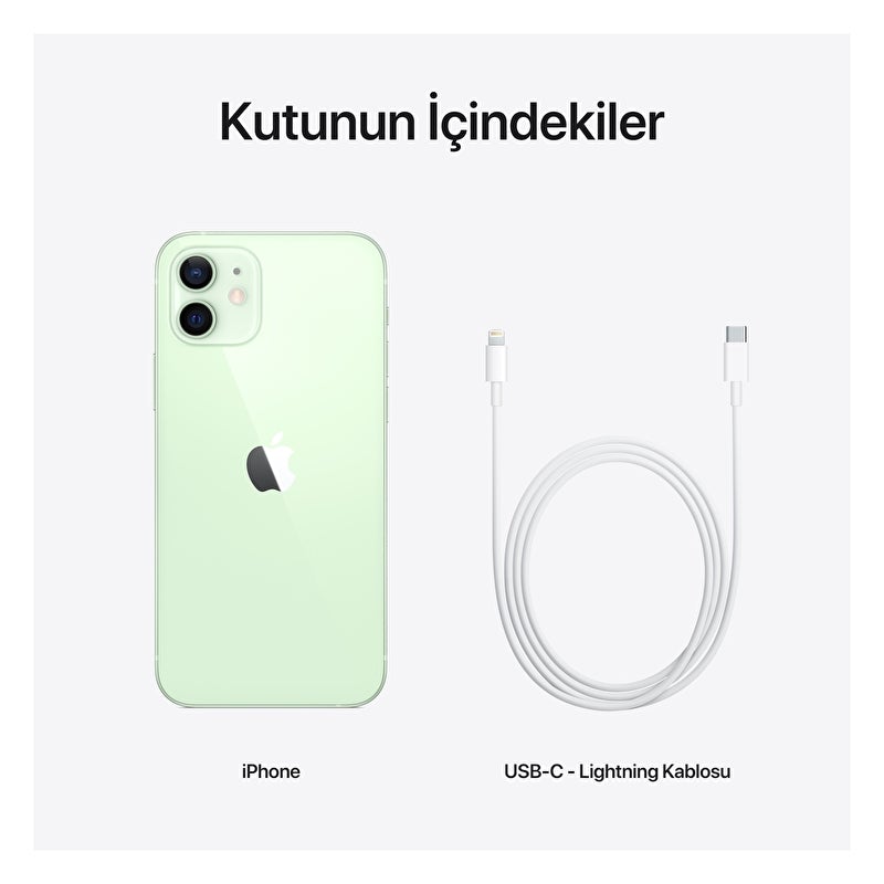 Apple iPhone 12 64 GB Yeşil Orjinal APPLE Türkiye Garantili
