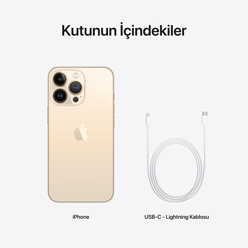 Apple iPhone 13 Pro Max 128 GB Gold ( Altın) Orjinal APPLE Türkiye Garantili