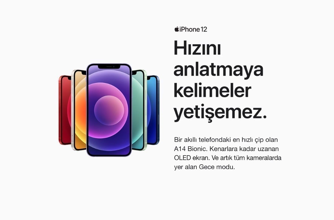 Apple iPhone 12 64 GB Mor Orjinal APPLE Türkiye Garantili