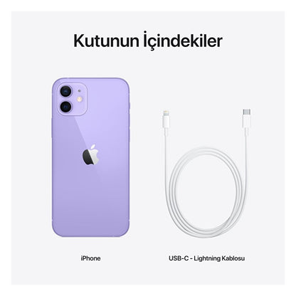 Apple iPhone 12 64 GB Mor Orjinal APPLE Türkiye Garantili