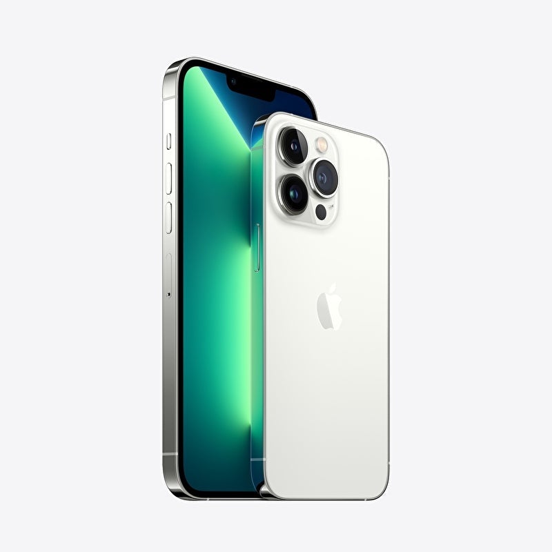 Apple iPhone 13 Pro Max 128 GB Gümüş Orjinal APPLE Türkiye Garantili