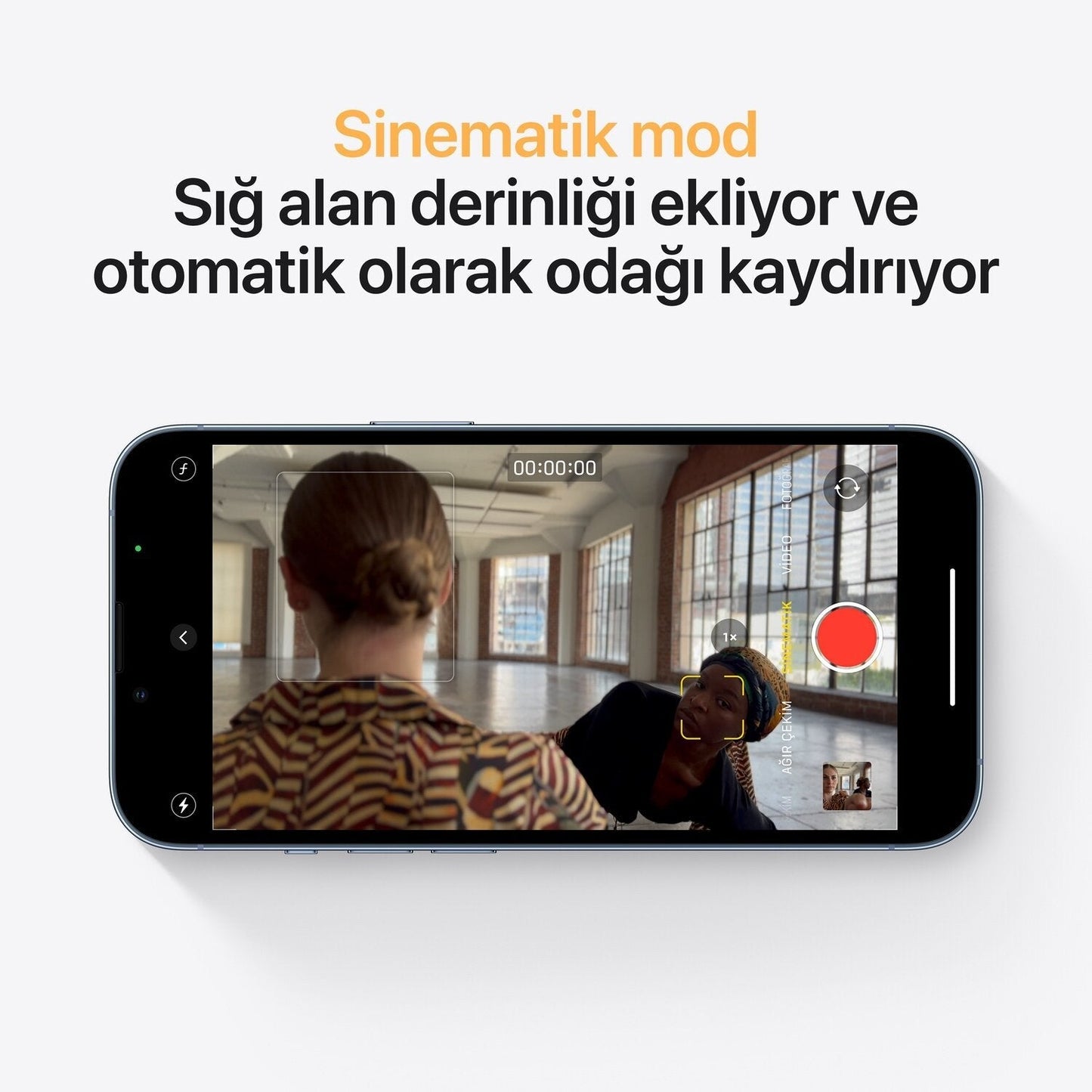 Apple iPhone 13 Pro Max 128 GB Sierra Mavisi Orjinal APPLE Türkiye Garantili