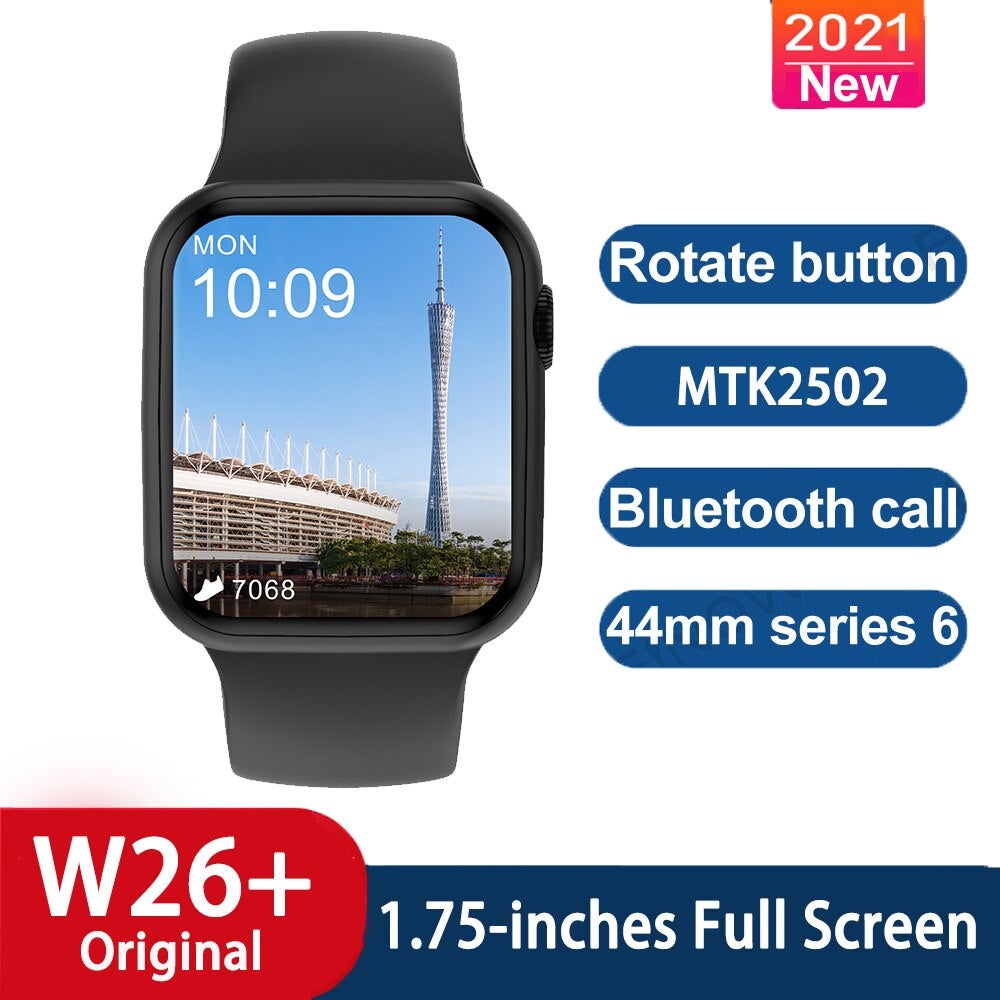 W-26 Plus Smart Watch Tüm Akıllı Telefonlara Tam Uyumlu